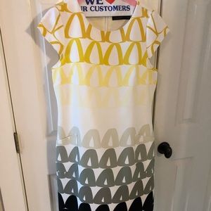 Cap sleeve shift dress size 8